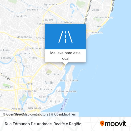Rua Edmundo De Andrade mapa