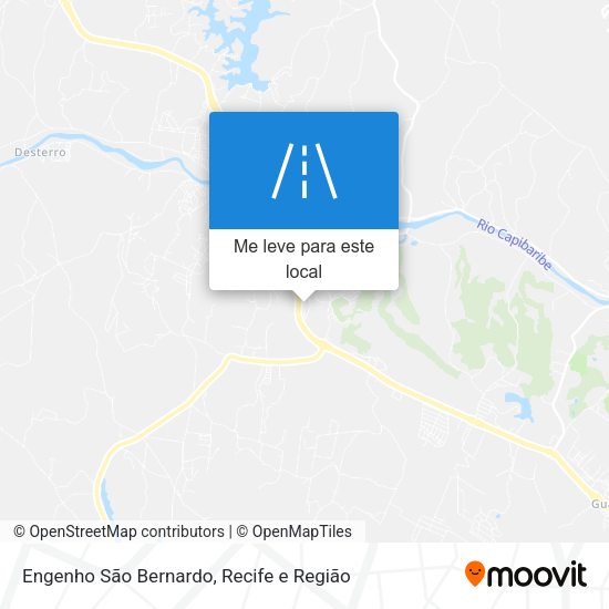 Engenho São Bernardo mapa