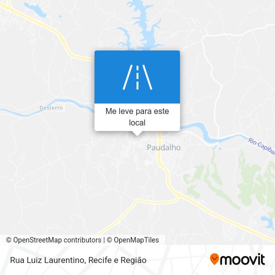 Rua Luiz Laurentino mapa