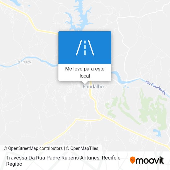 Travessa Da Rua Padre Rubens Antunes mapa