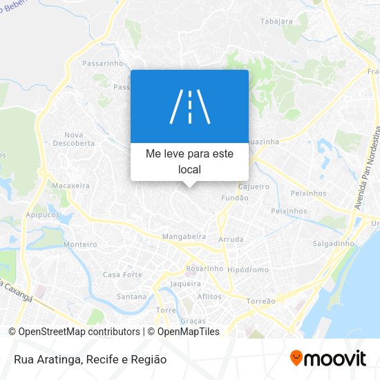 Rua Aratinga mapa