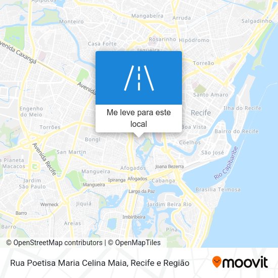 Rua Poetisa Maria Celina Maia mapa