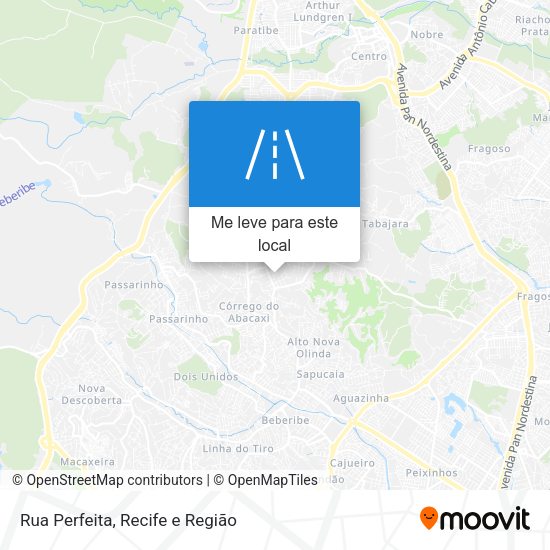 Rua Perfeita mapa