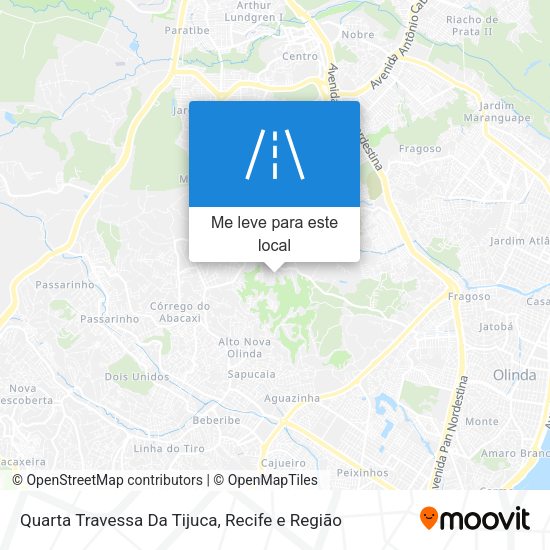 Quarta Travessa Da Tijuca mapa