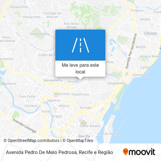 Avenida Pedro De Melo Pedrosa mapa
