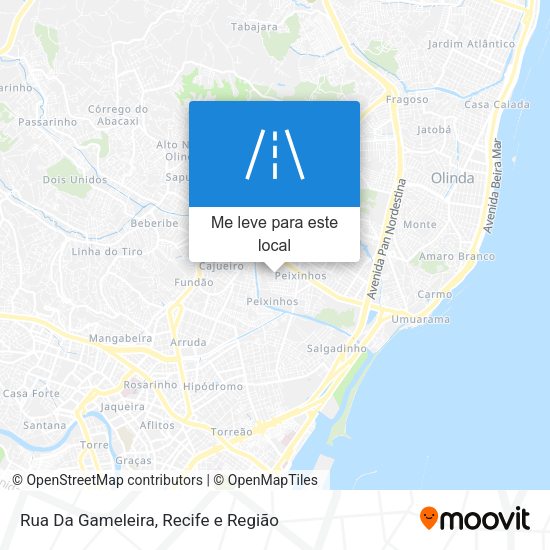 Rua Da Gameleira mapa