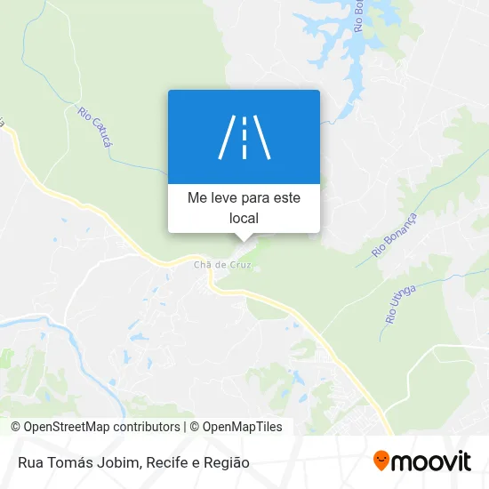 Rua Tomás Jobim mapa