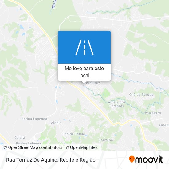 Rua Tomaz De Aquino mapa