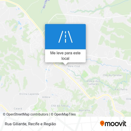 Rua Giliarde mapa
