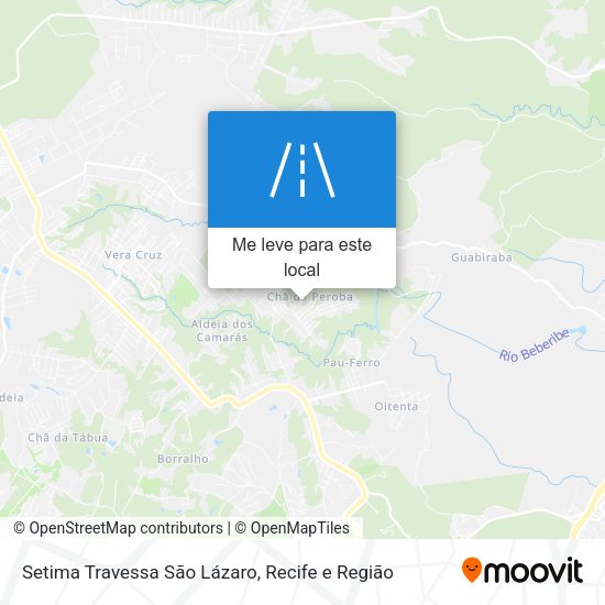 Setima Travessa São Lázaro mapa