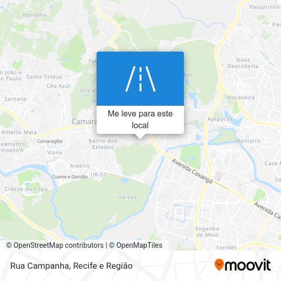 Rua Campanha mapa