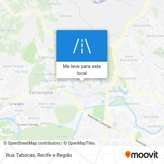 Rua Tabocas mapa