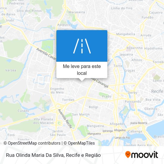 Rua Olinda Maria Da Silva mapa
