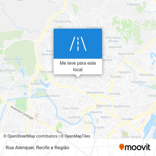 Rua Alenquer mapa