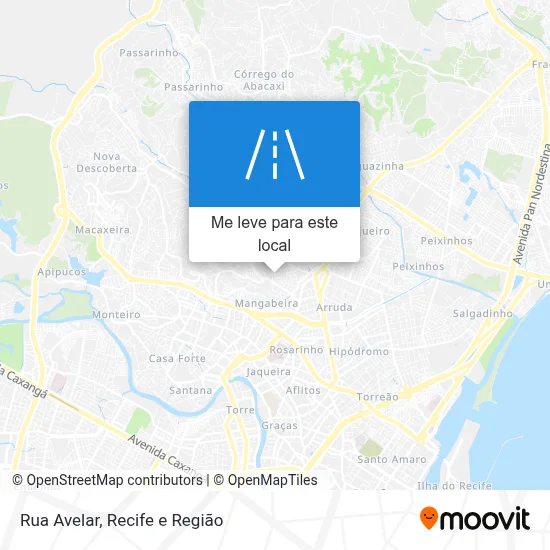 Rua Avelar mapa
