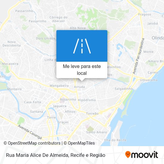 Rua Maria Alice De Almeida mapa