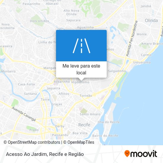 Acesso Ao Jardim mapa
