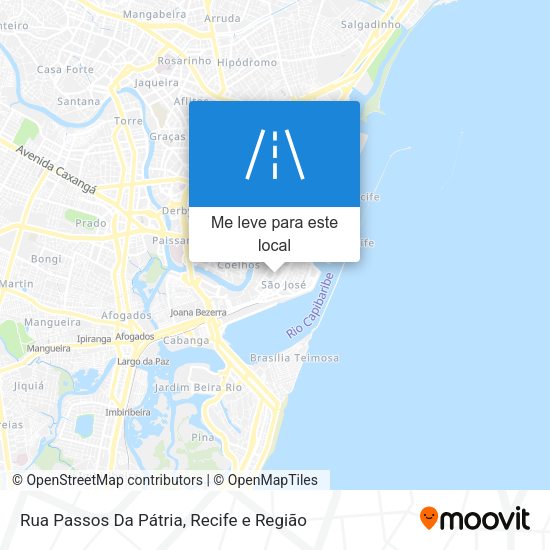 Rua Passos Da Pátria mapa