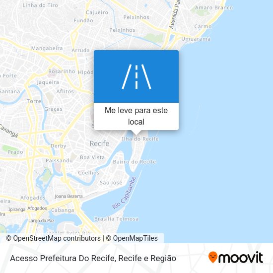 Acesso Prefeitura Do Recife mapa