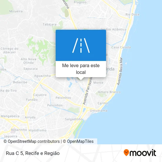 Rua C 5 mapa
