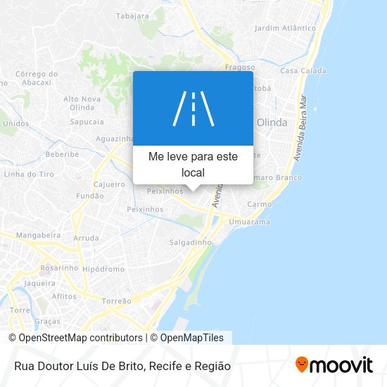 Rua Doutor Luís De Brito mapa