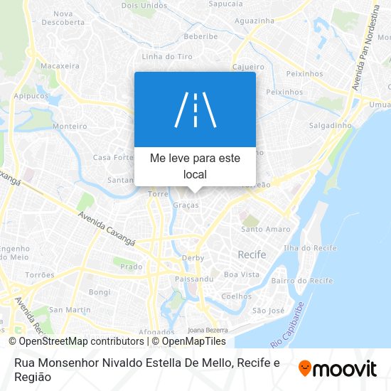 Rua Monsenhor Nivaldo Estella De Mello mapa