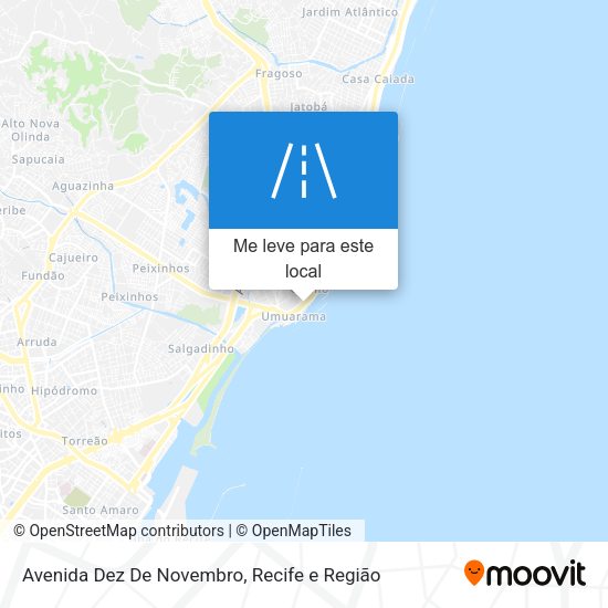 Avenida Dez De Novembro mapa