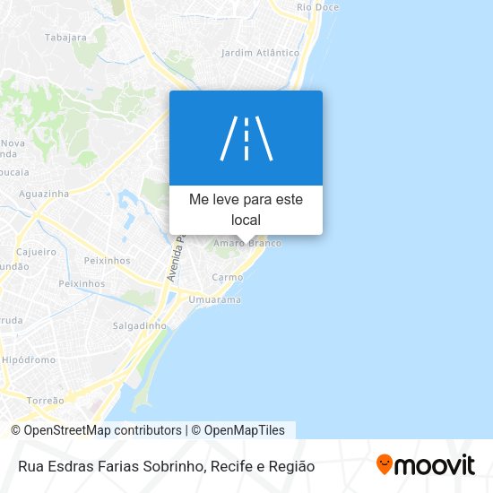 Rua Esdras Farias Sobrinho mapa