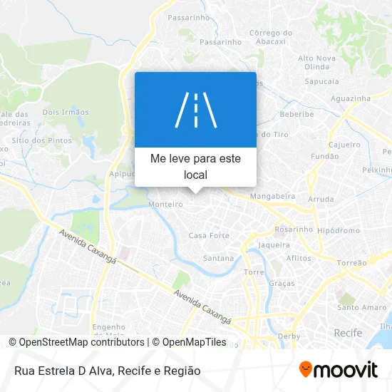 Rua Estrela D Alva mapa