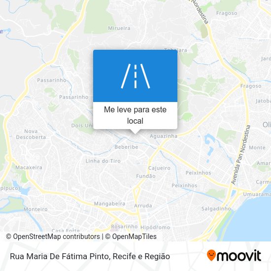 Rua Maria De Fátima Pinto mapa