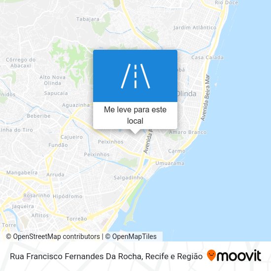 Rua Francisco Fernandes Da Rocha mapa