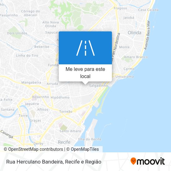 Rua Herculano Bandeira mapa