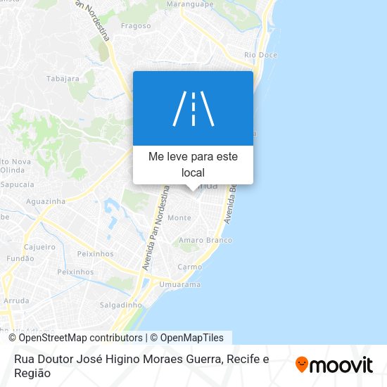 Rua Doutor José Higino Moraes Guerra mapa