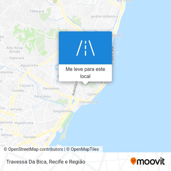 Travessa Da Bica mapa