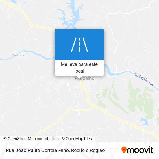 Rua João Paulo Correia Filho mapa