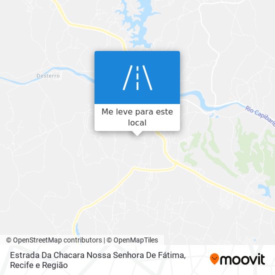 Estrada Da Chacara Nossa Senhora De Fátima mapa