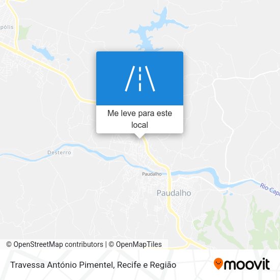 Travessa António Pimentel mapa