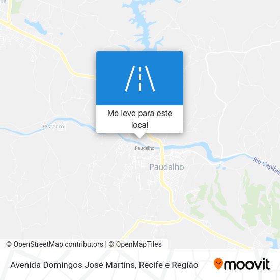 Avenida Domingos José Martins mapa