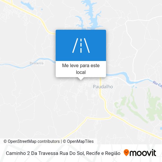 Caminho 2 Da Travessa Rua Do Sol mapa