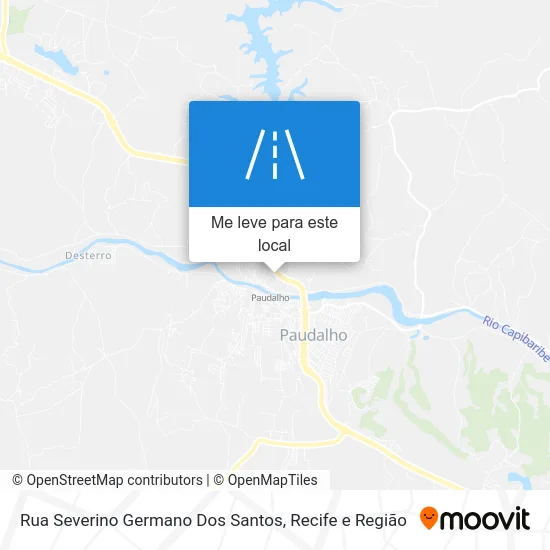 Rua Severino Germano Dos Santos mapa