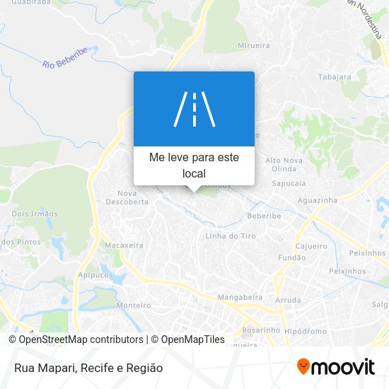 Rua Mapari mapa
