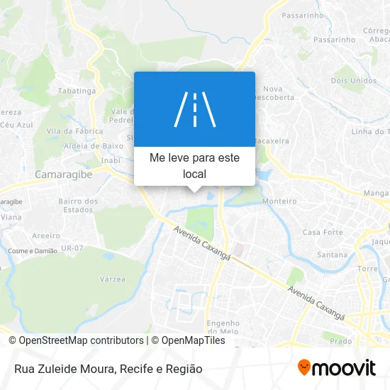 Rua Zuleide Moura mapa