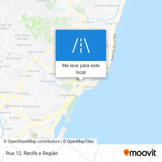 Rua 12 mapa