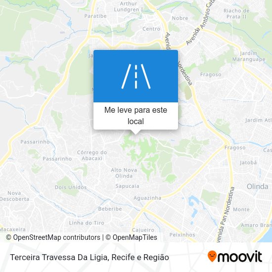 Terceira Travessa Da Ligia mapa