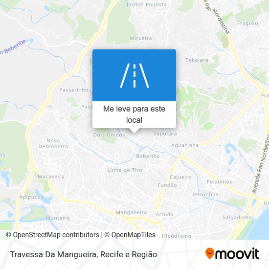 Travessa Da Mangueira mapa