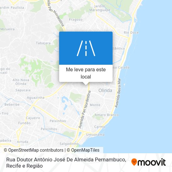 Rua Doutor Antônio José De Almeida Pernambuco mapa
