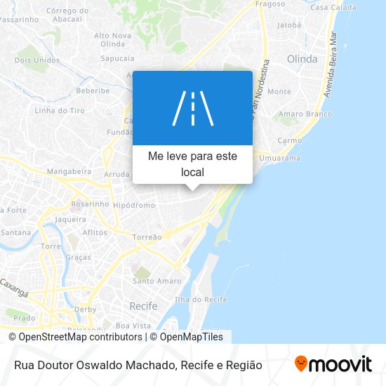 Rua Doutor Oswaldo Machado mapa