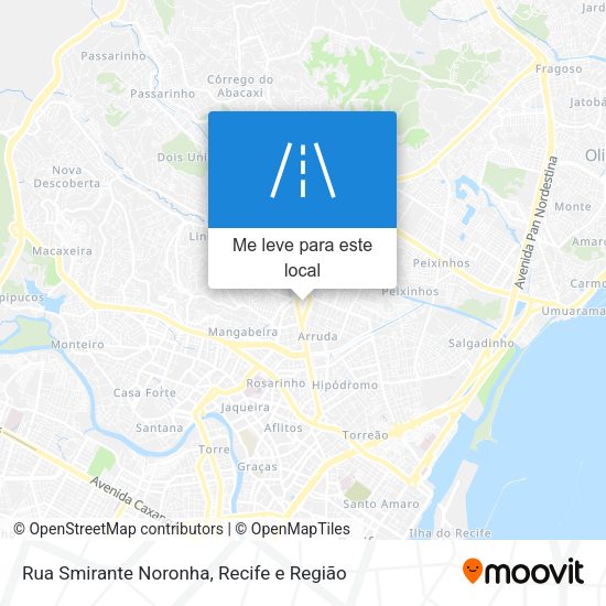 Rua Smirante Noronha mapa