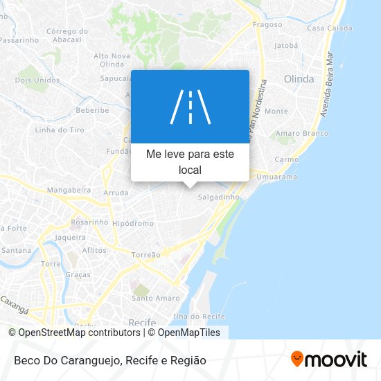 Beco Do Caranguejo mapa