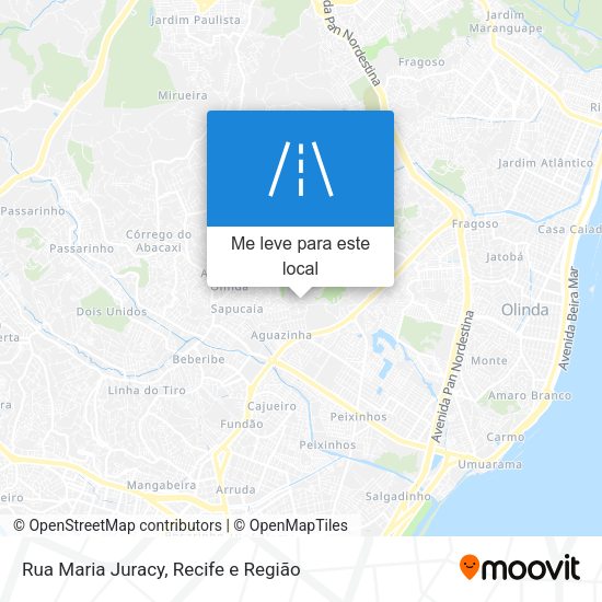 Rua Maria Juracy mapa